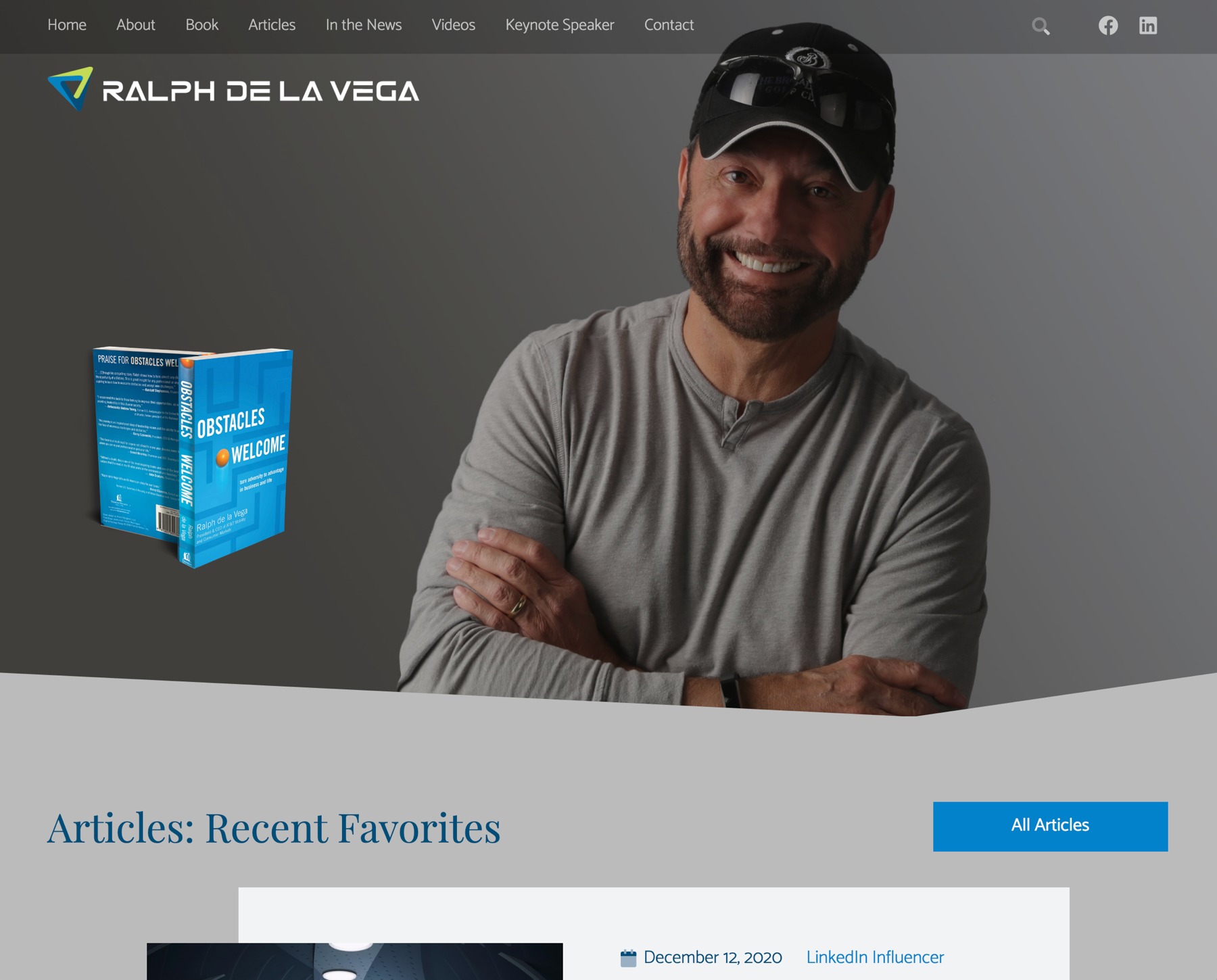 Ralph De La Vega Website